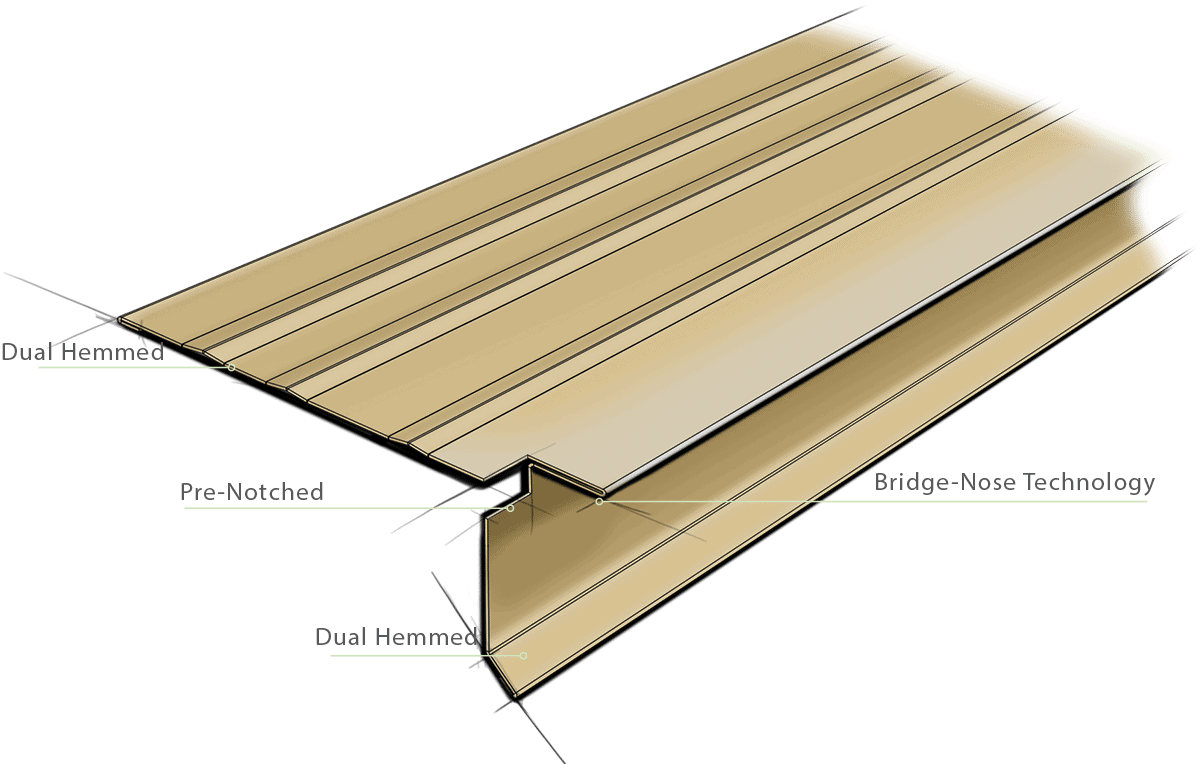 Solin de Départ -Flashing pour Toiture- Qualite Exterieure